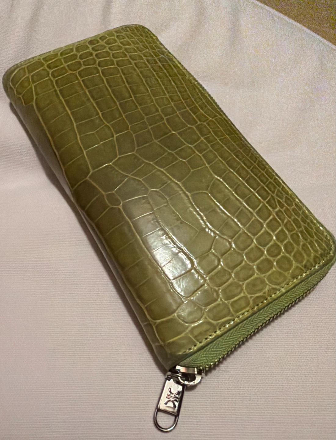 🍋KWANPEN Green Crocodile Wallet