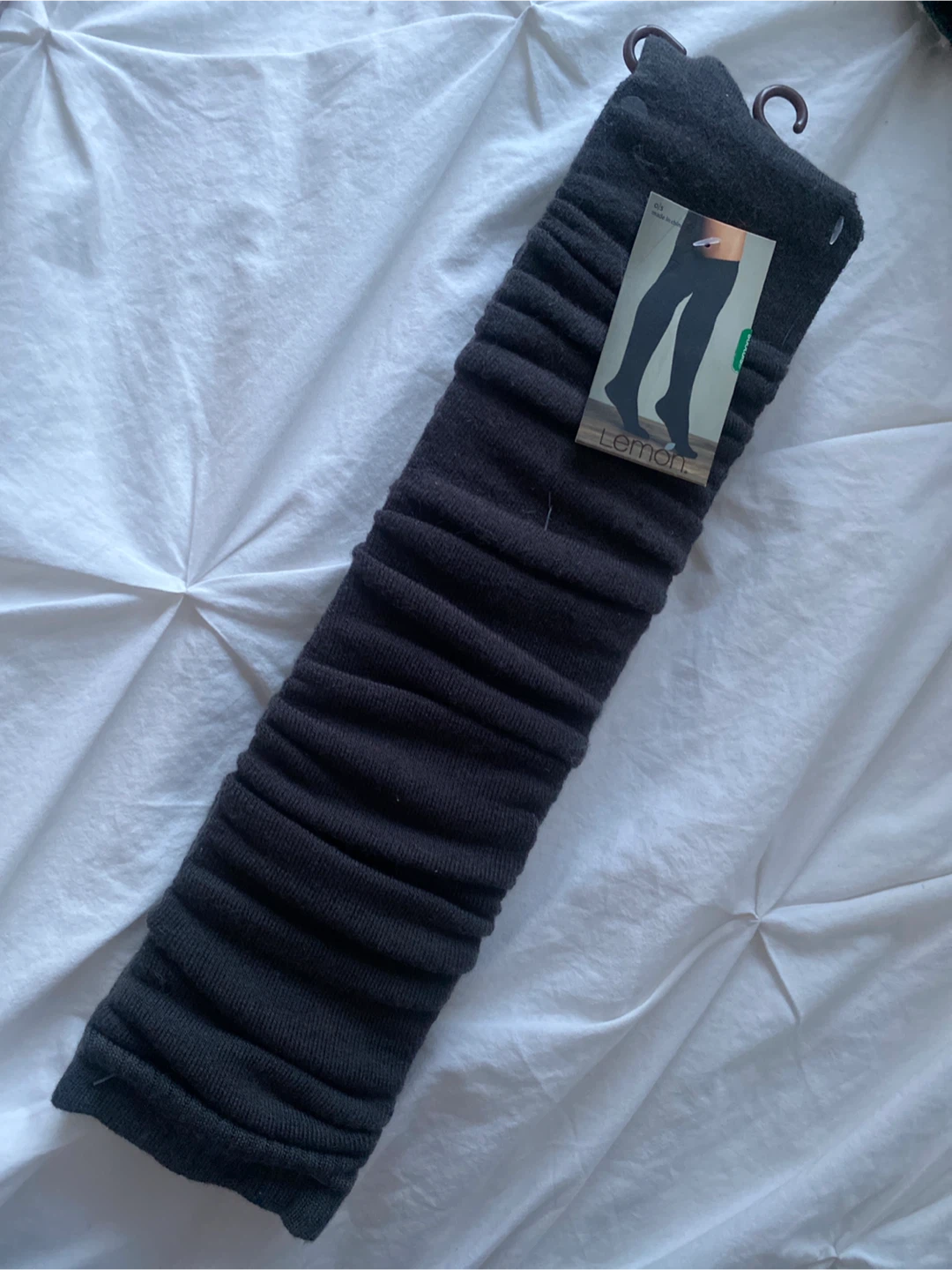 Slate Grey Knee High Knit Socks