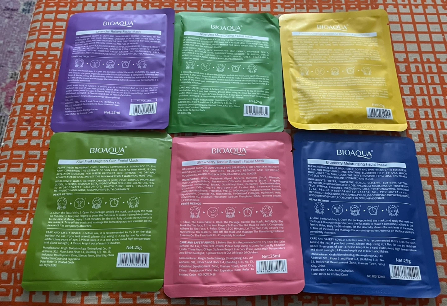 BIOAQUA Tender Smooth Facial Mask Set 35 pieces - photo 3
