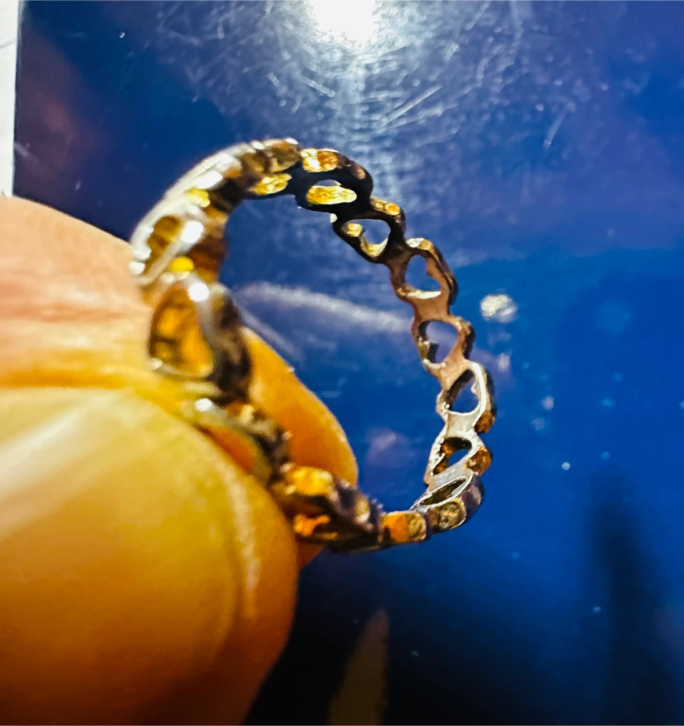 Silver Tone Heart Pattern Ring - photo 4