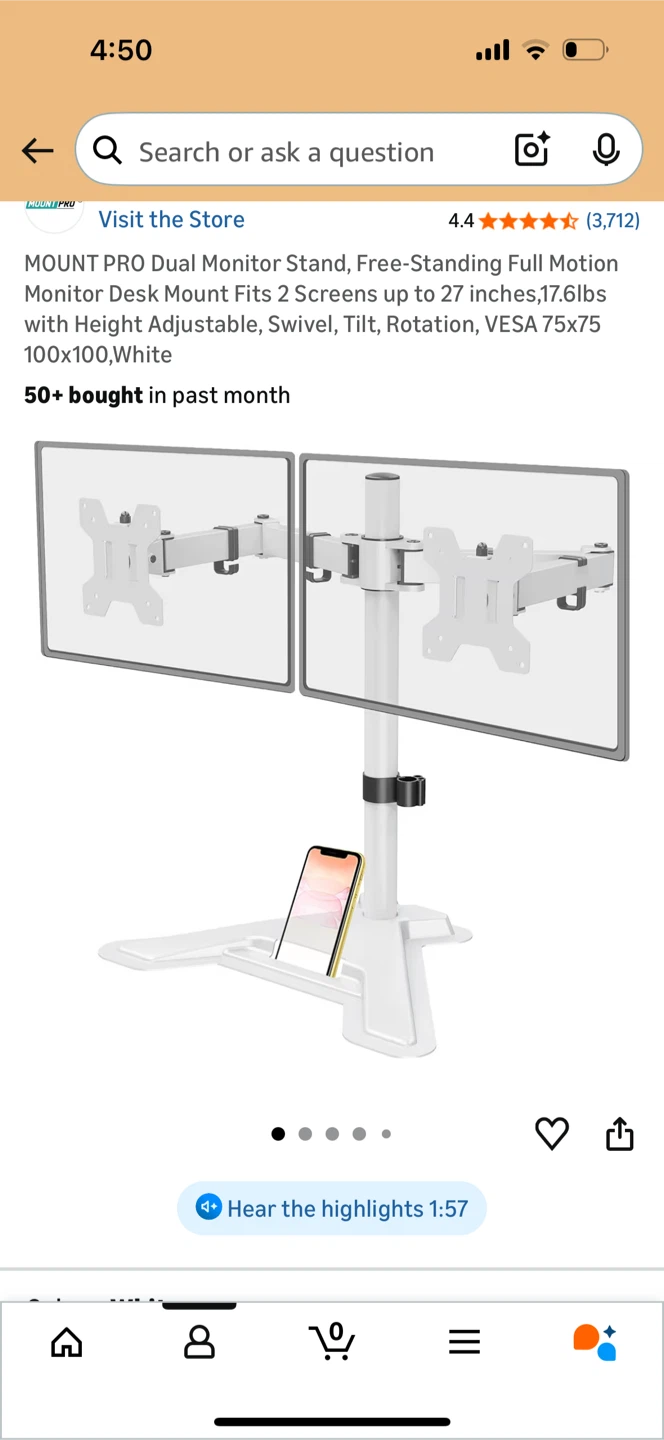 Dual Monitor Stand