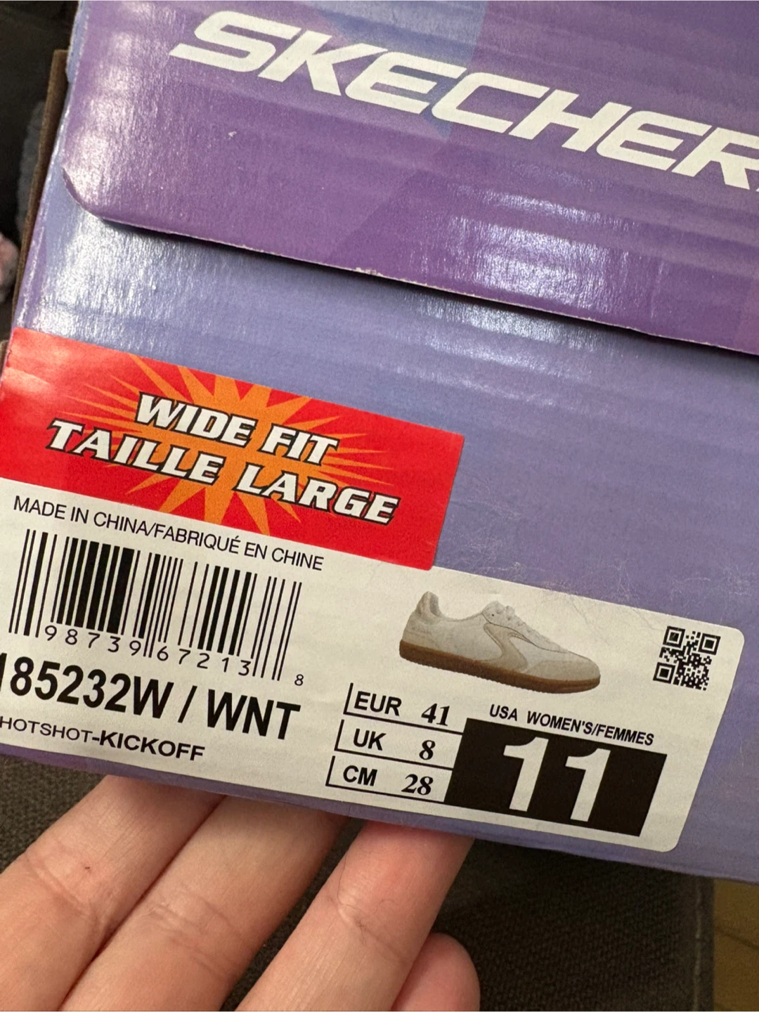 Skechers Women's Hotshot-Kickoff White Sneakers Size 11 Wide Fit - photo 4