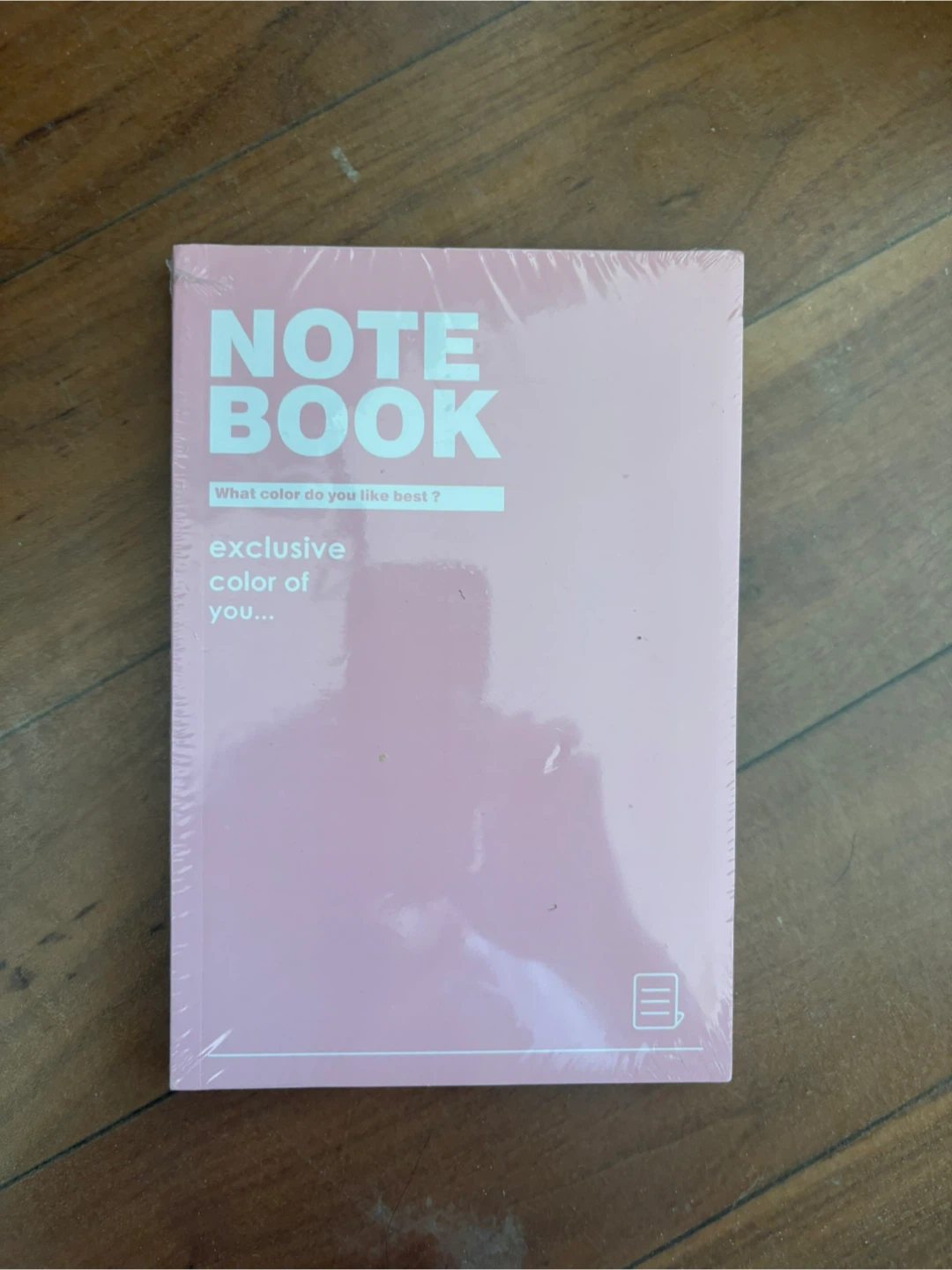 New Unopened Pink A5 Lined Notebook