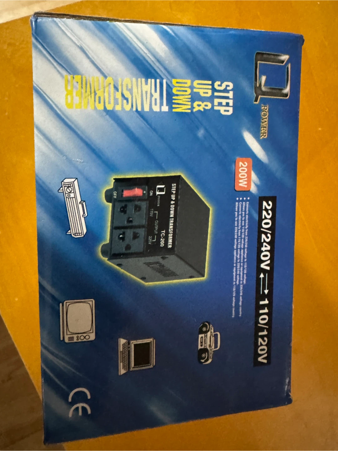Q POWER Step Up & Down Transformer TC-200 - photo 4