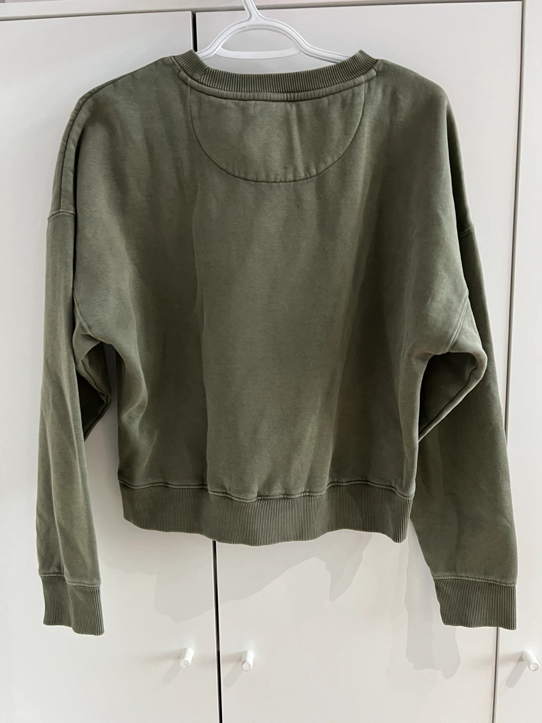 American Eagle Green Embroidered Crewneck Sweatshirt - Size S - photo 2