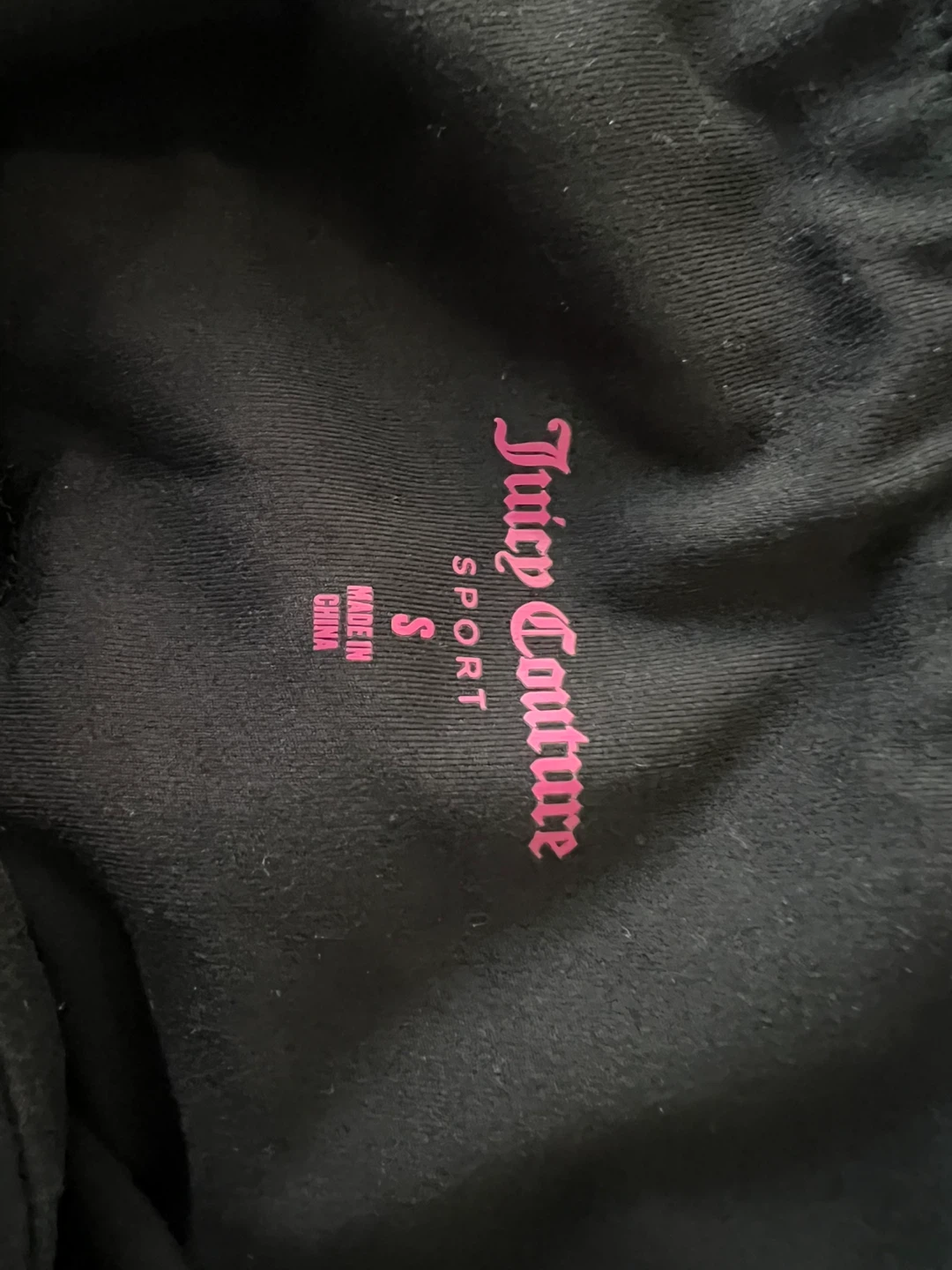 Juicy Couture Sport Leggings Size S Black Beige