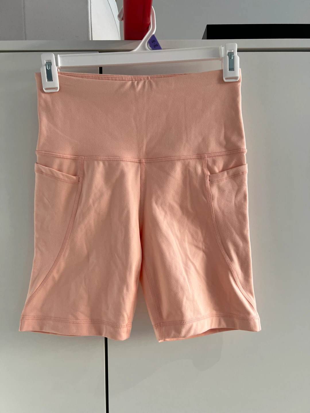Athletic Works Dri-More Bike Shorts - Peach - S/P