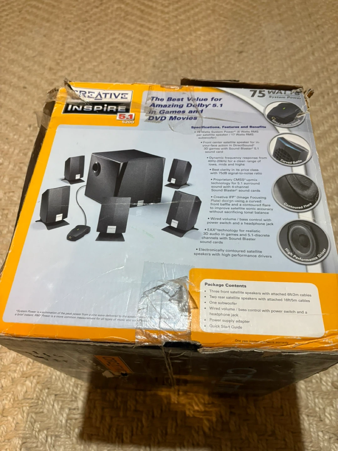 Creative Inspire 5.1 5200 Speakers - photo 2