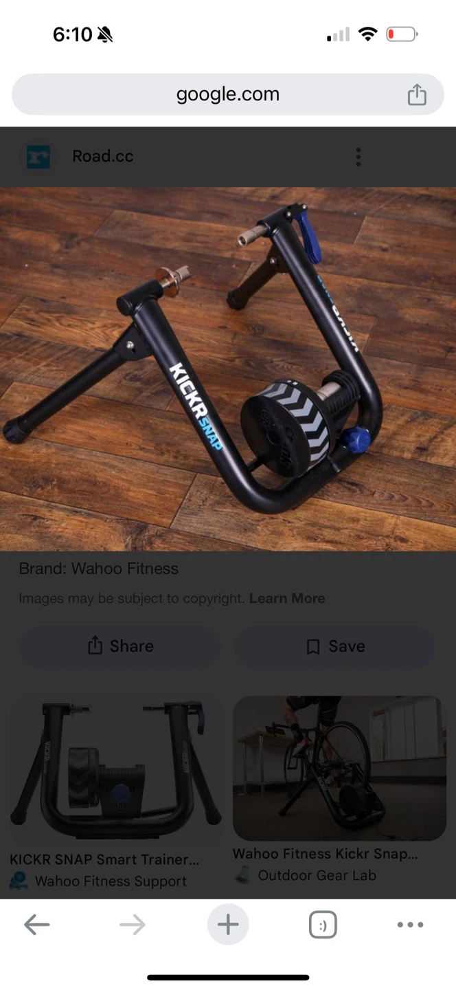 Wahoo KICKR SNAP Smart Indoor Bike Trainer