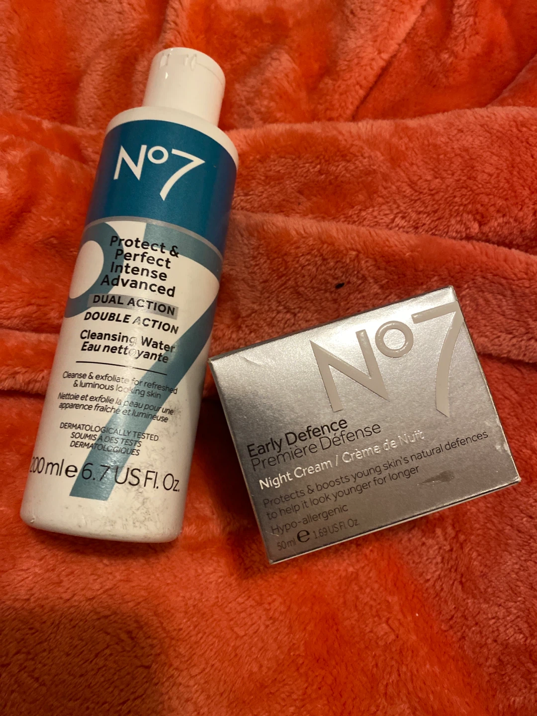 No. 7 Protect & Perfect Advanced Cleansing Water and Night Cream