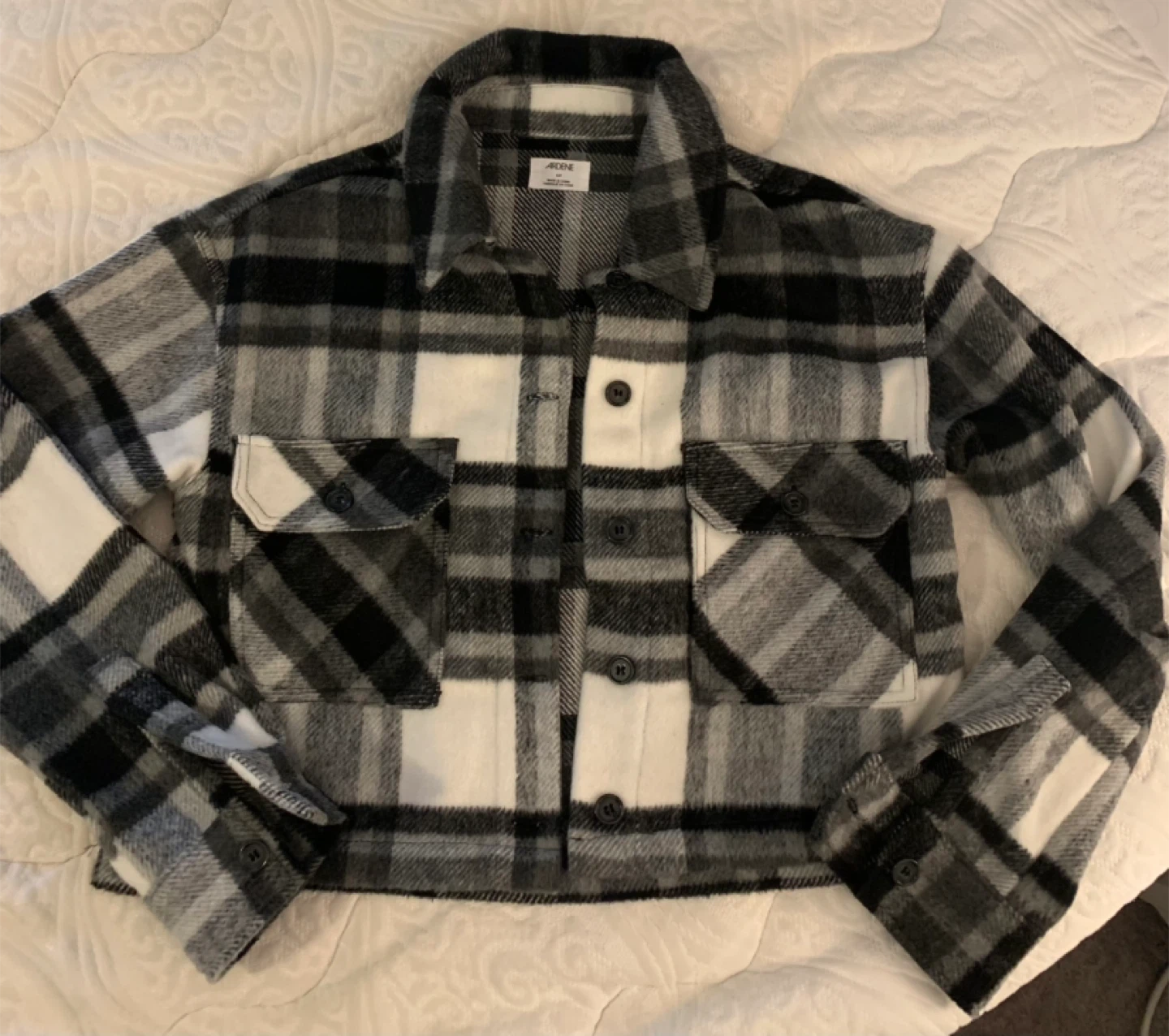 Ardene Plaid Shirt Jacket