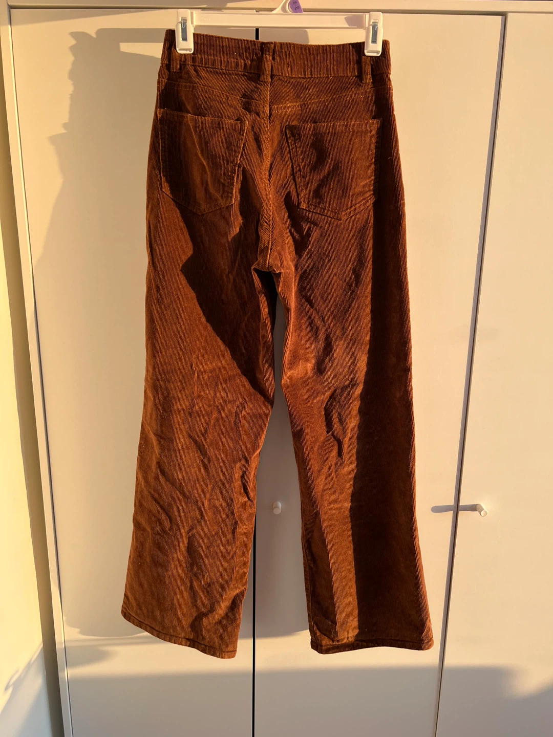 Ardene Brown Corduroy High Waisted Wide Leg Pants - photo 3