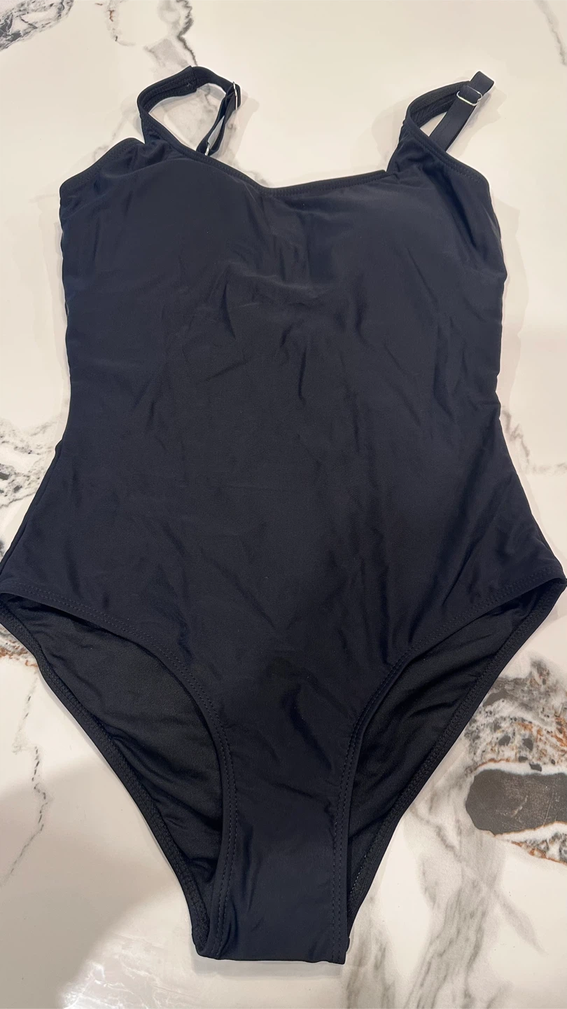 Black One-Piece Swimsuit