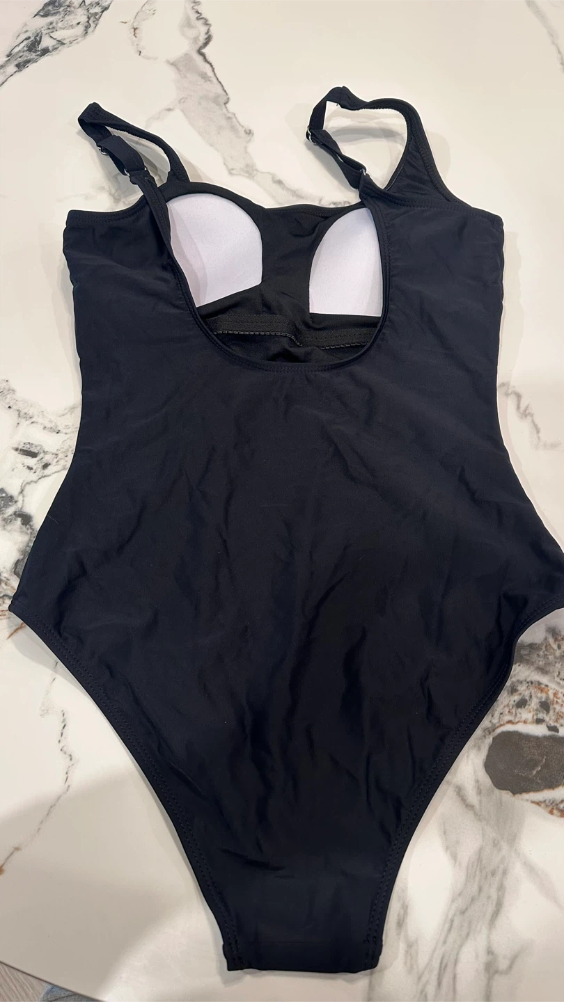 Black One-Piece Swimsuit - photo 2
