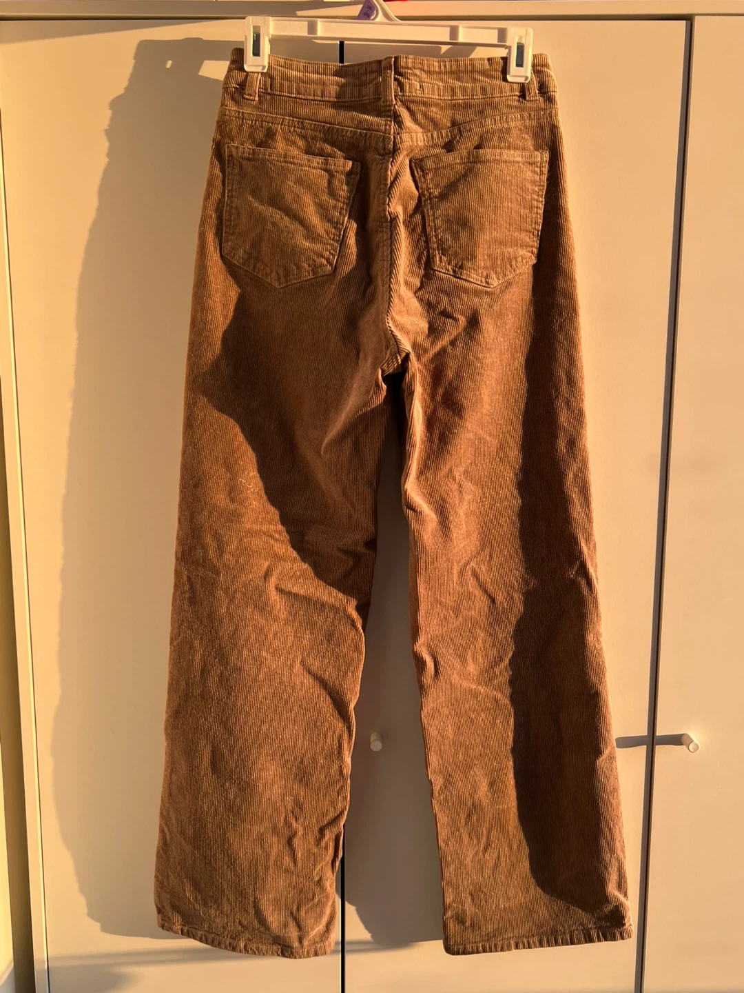ARDENE Wide Leg Corduroy Pants - Brown - photo 2