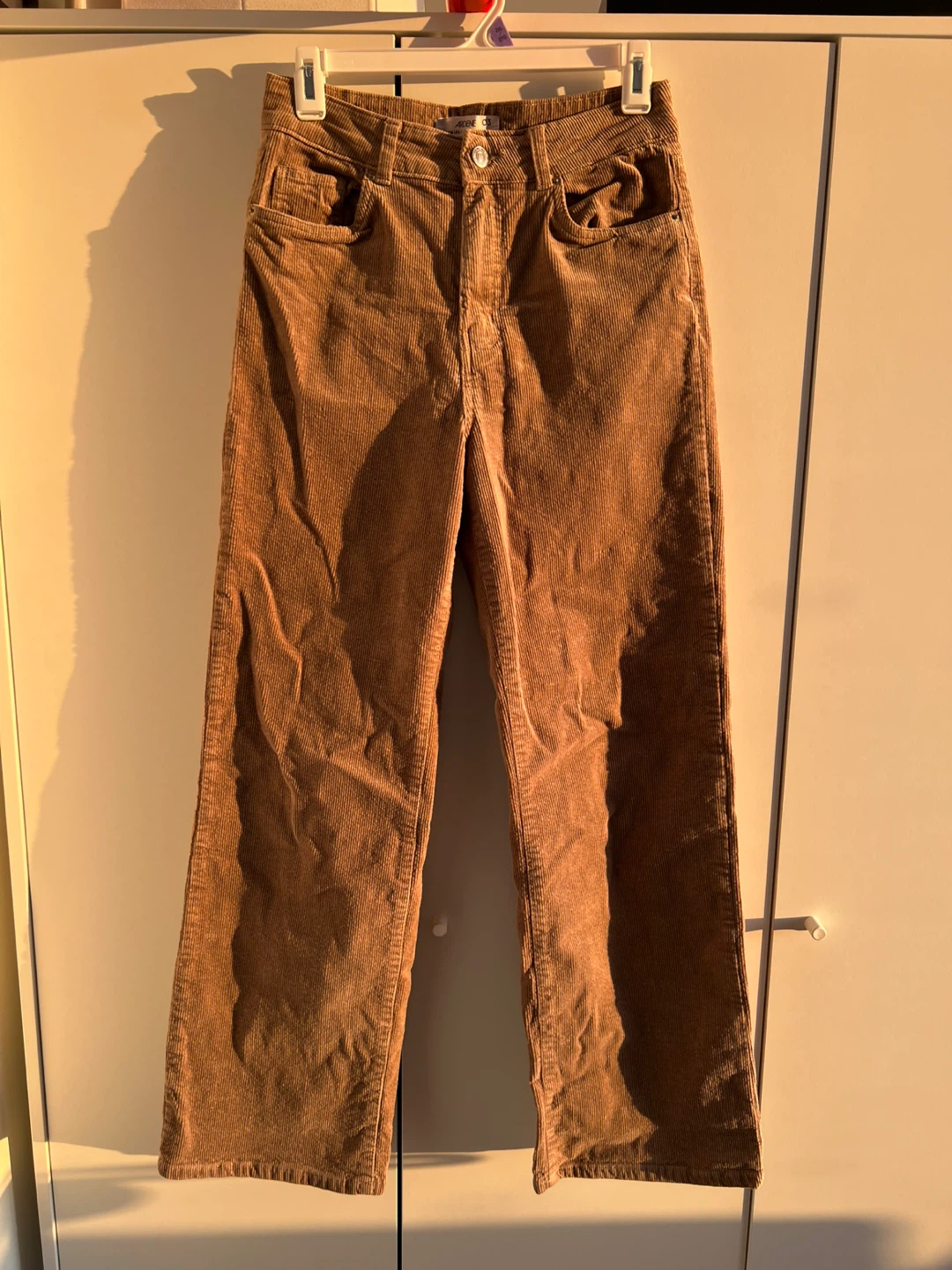 ARDENE Wide Leg Corduroy Pants - Brown