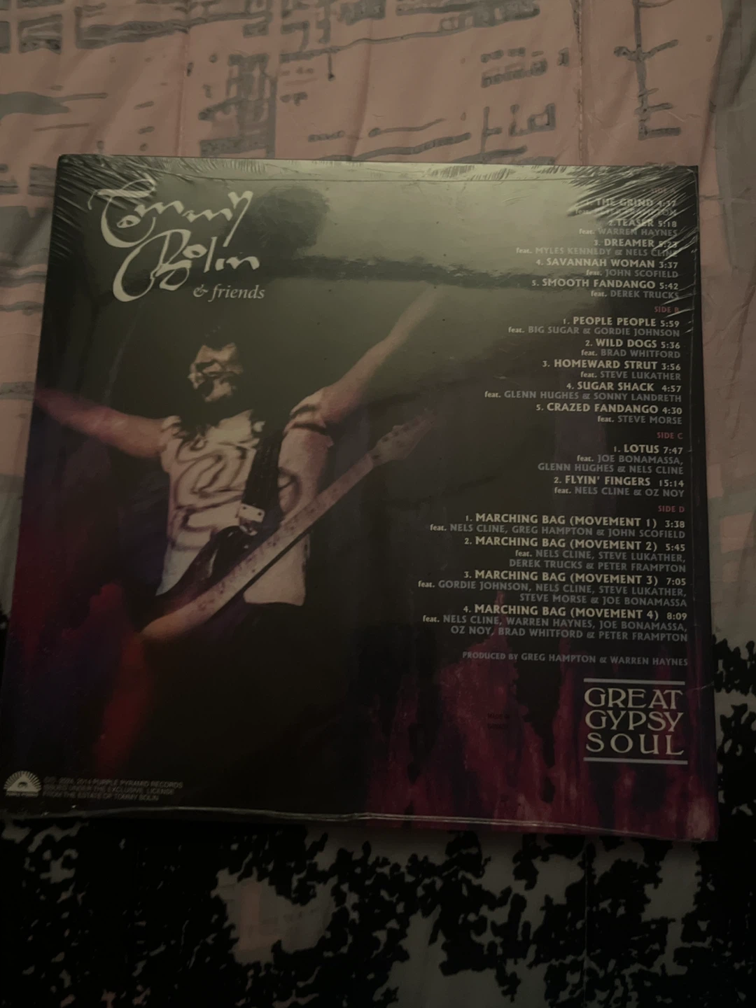 Tommy Bolin & Friends Great Gypsy Soul Double White Vinyl LP - photo 2