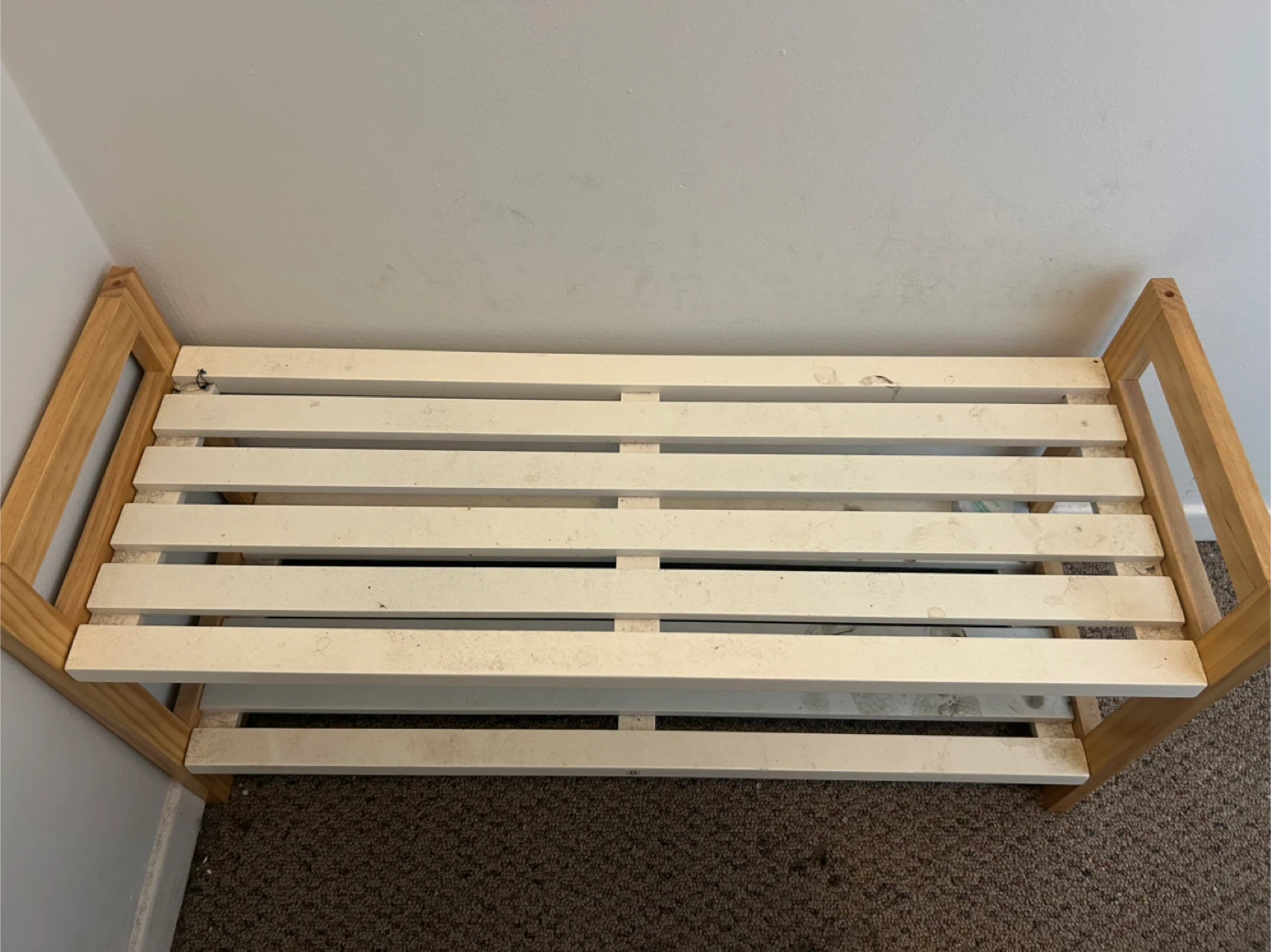 Wooden Shoe Rack Bench