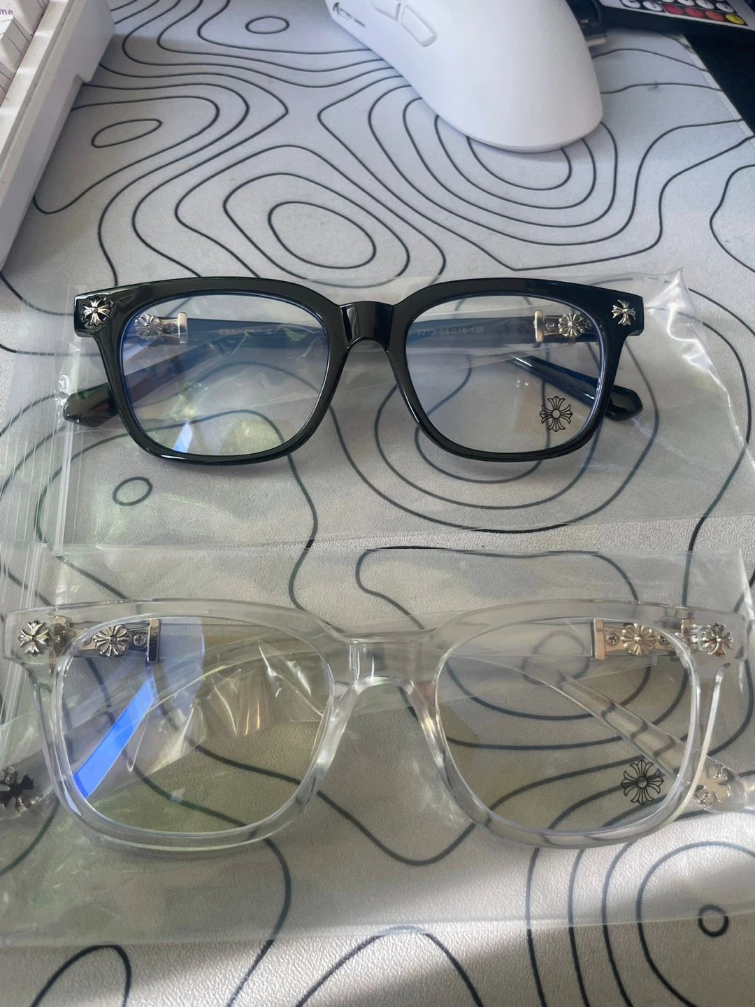 Chrome heart glasses all colors