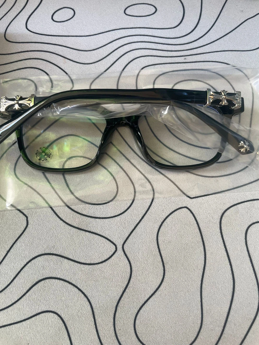 Chrome heart glasses all colors - photo 3