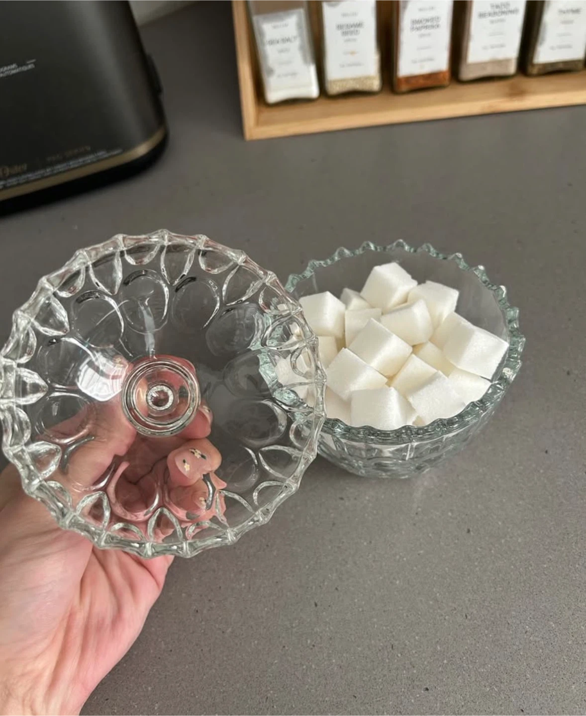 Crystal Glass Candy/Sugar Bowl - photo 2