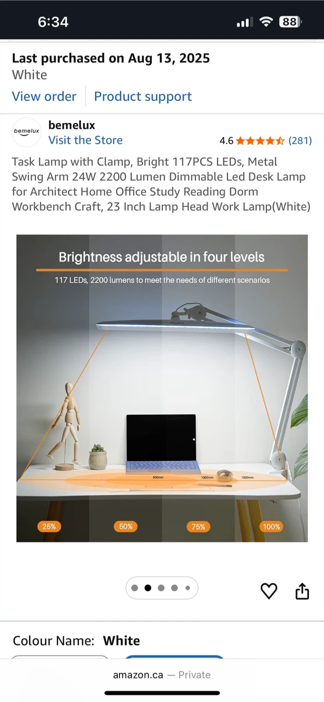 Desk Lamp with Clamp - photo 5