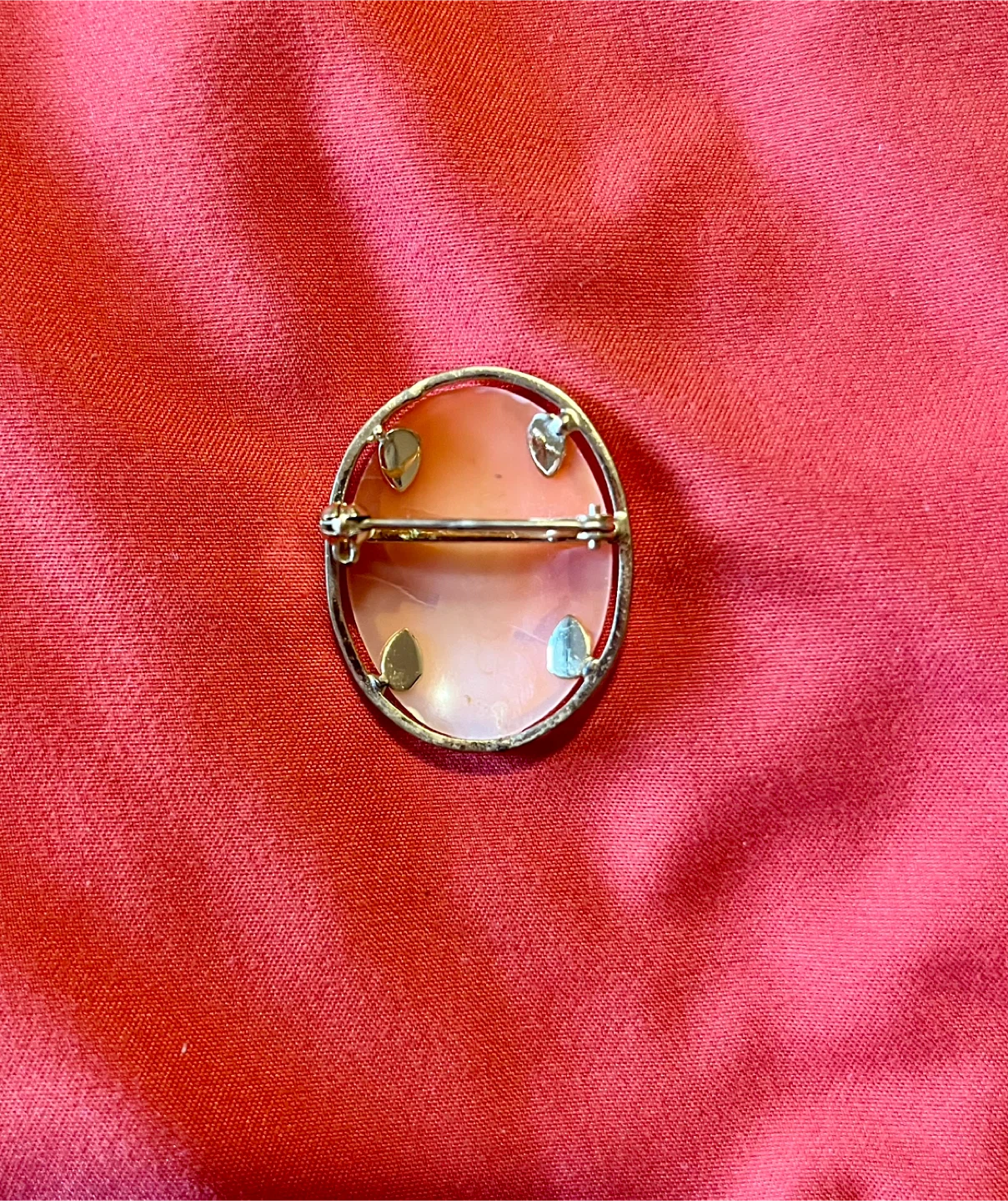 Cameo Brooch Pin Vintage Style - photo 2