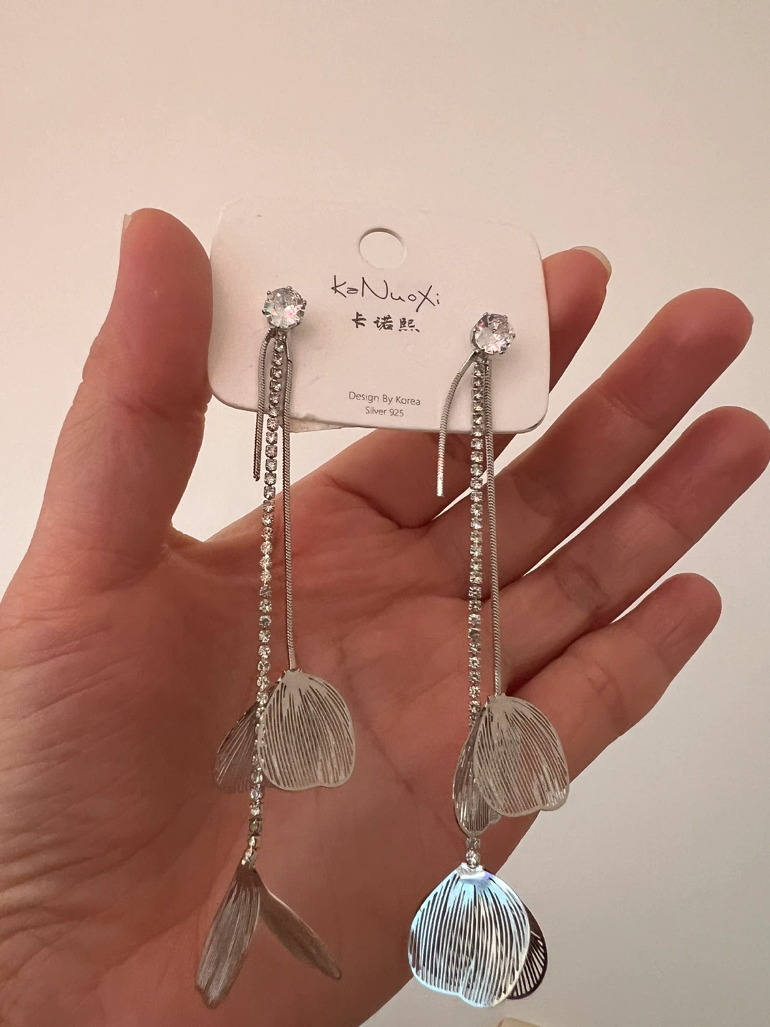 Ka-Nuoxi Silver 925 Dangle Earrings