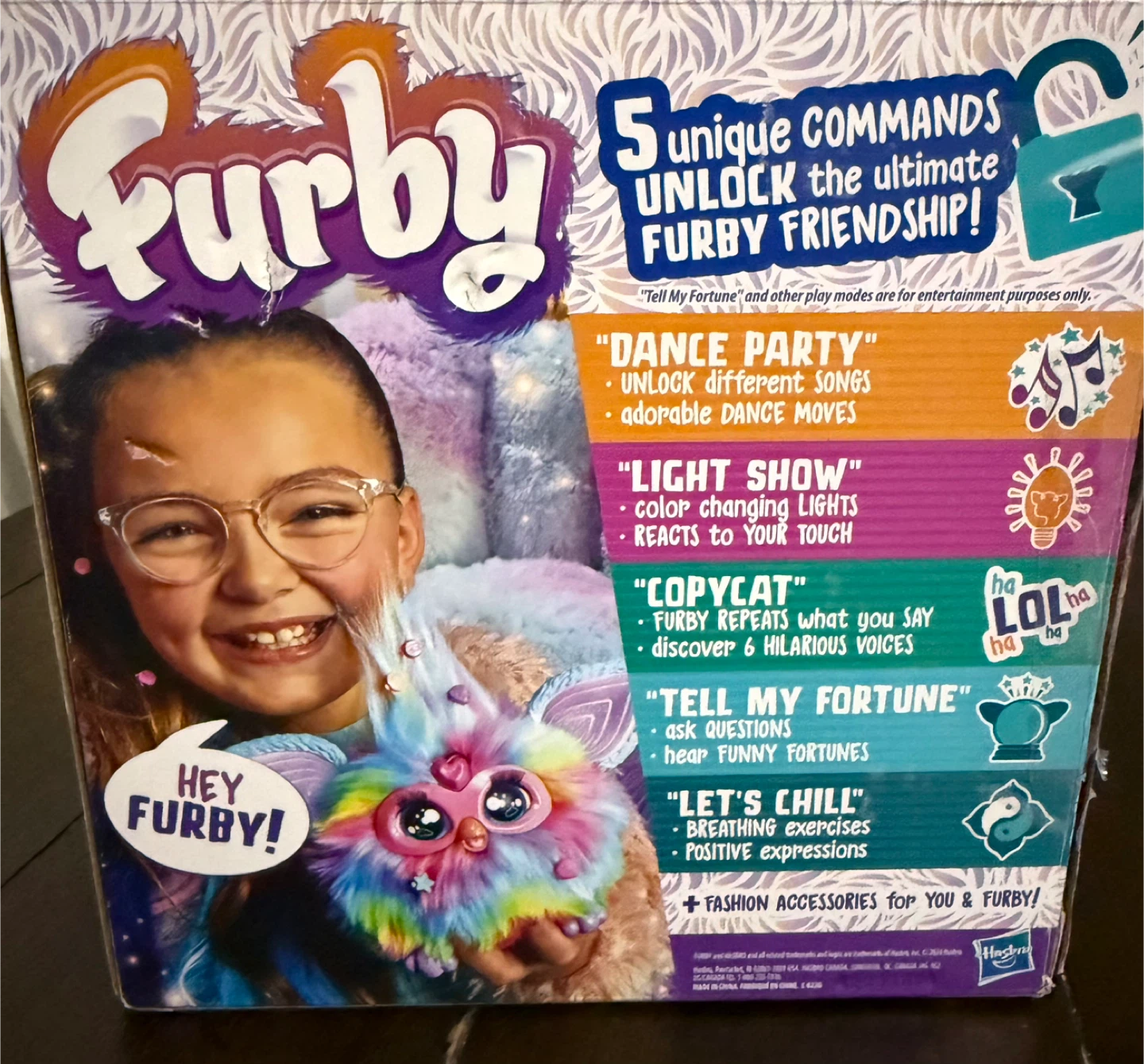 Hasbro Furby Tie Dye Interactive Toy - Rainbow - photo 3