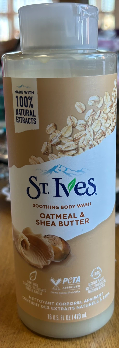 $2 St. Ives Oatmeal & Shea Butter Soothing Body Wash 16 fl oz