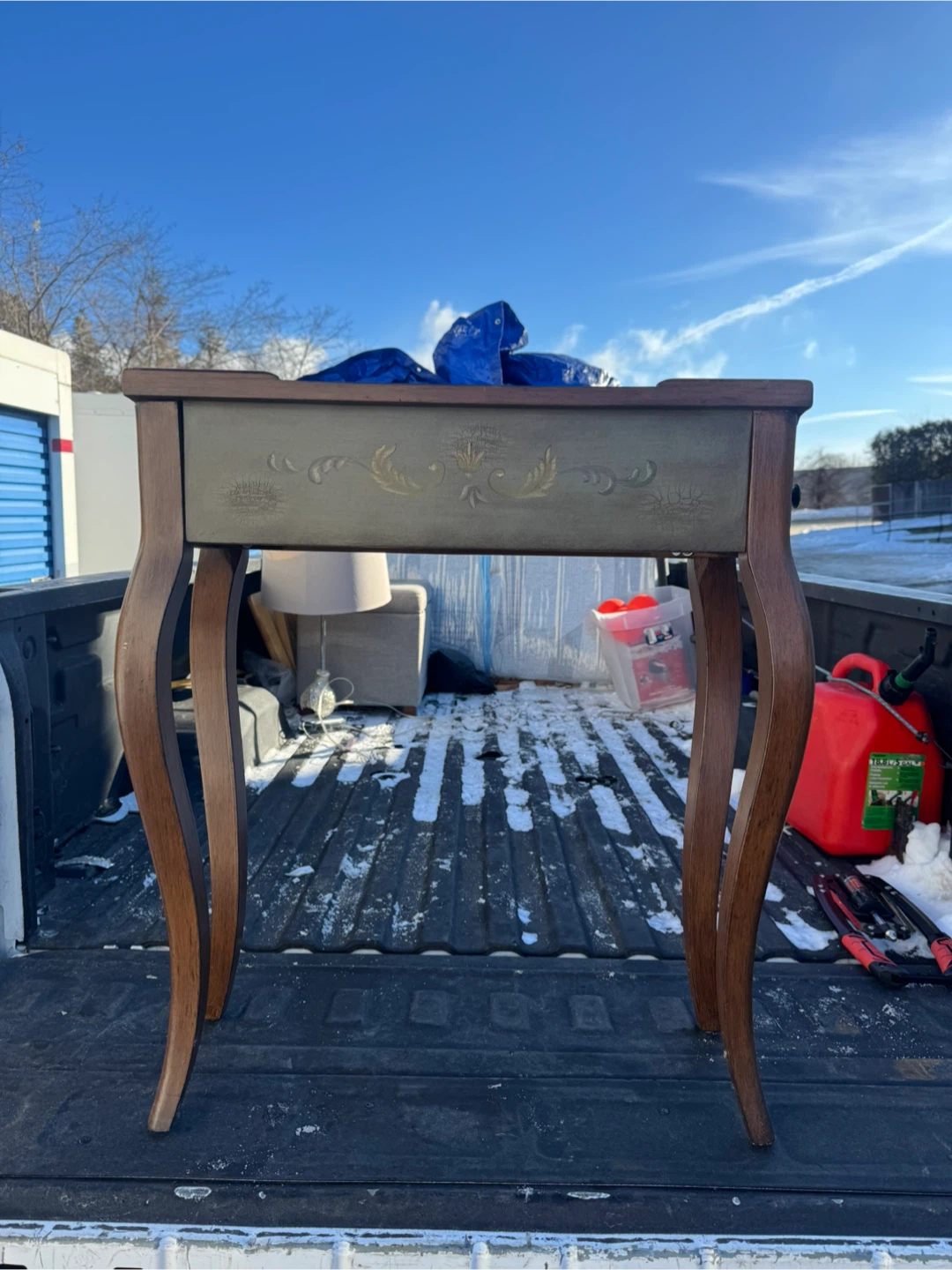 Accent Table with Drawers