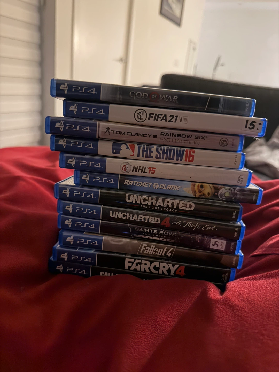 PlayStation 4 (PS4) Console with Controllers and Games - photo 2