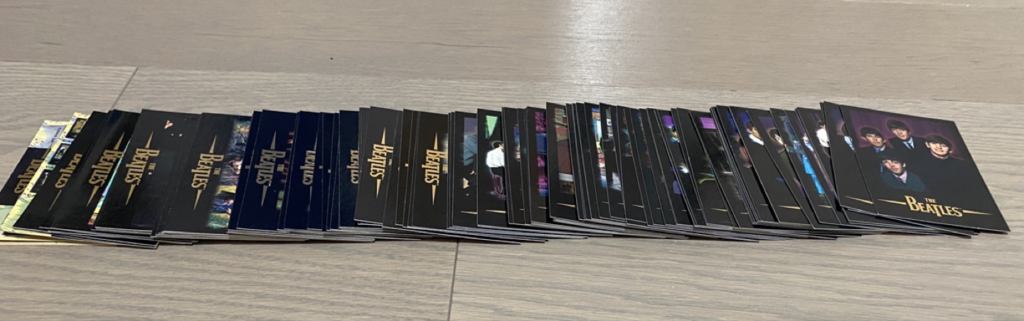 The Beatles collectable cards 1996 full collection 100pcs