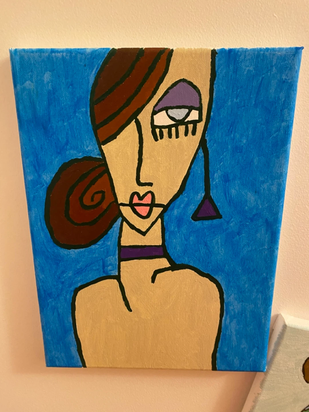Abstract Portrait Painting