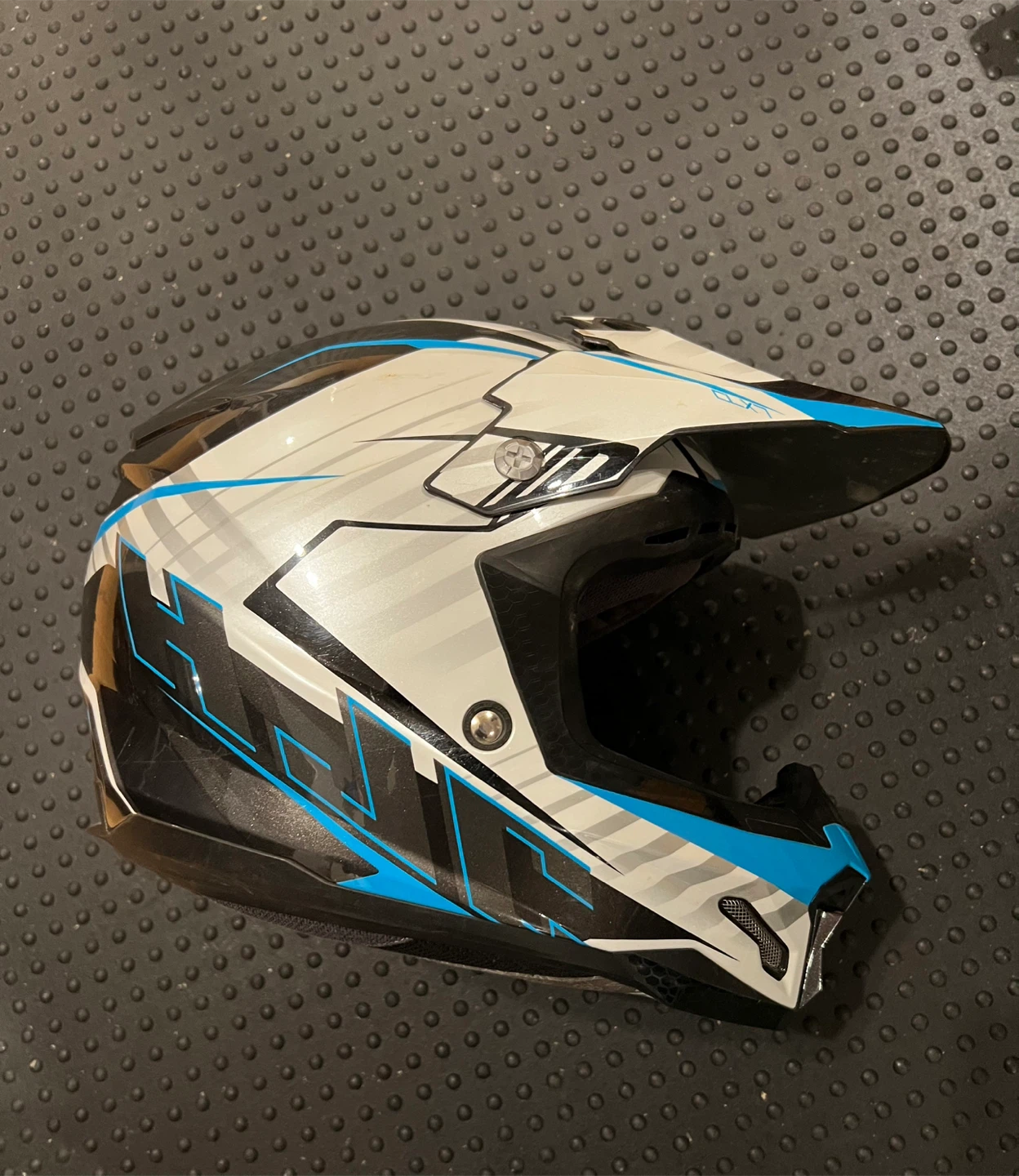 HJC motocross helmet in size L