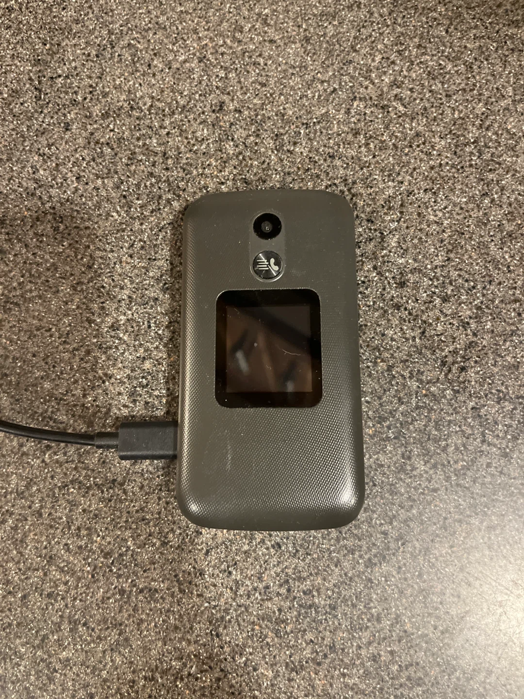 TCL Flip Phone and charger