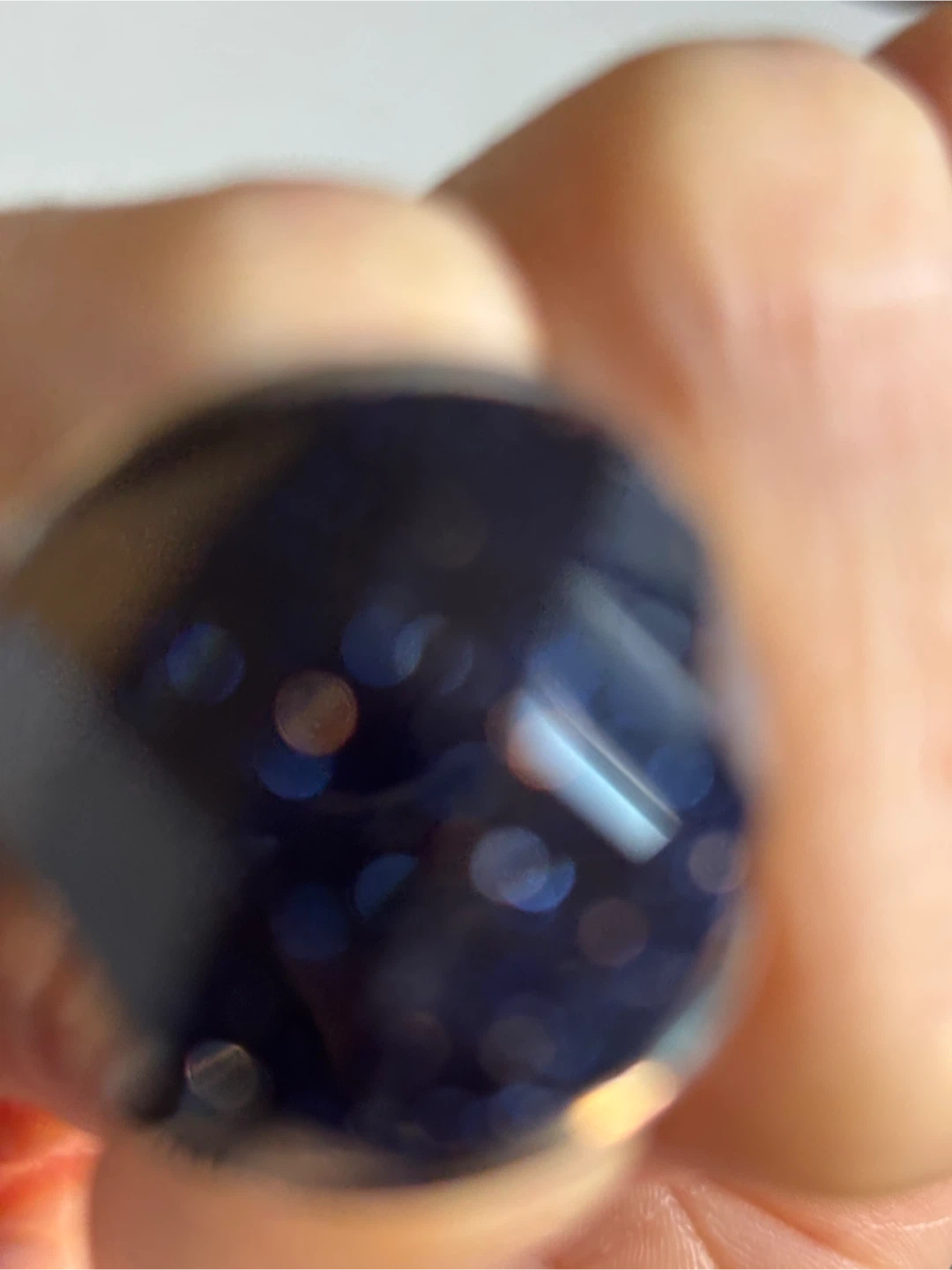 Blue Goldstone Faceted Statement Ring - photo 4