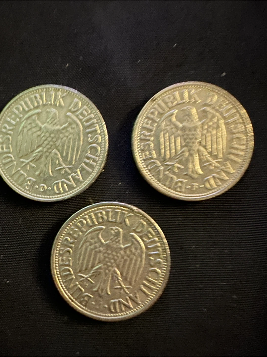 Deutsche Mark Coins (1955, 1956, 1950) - photo 2