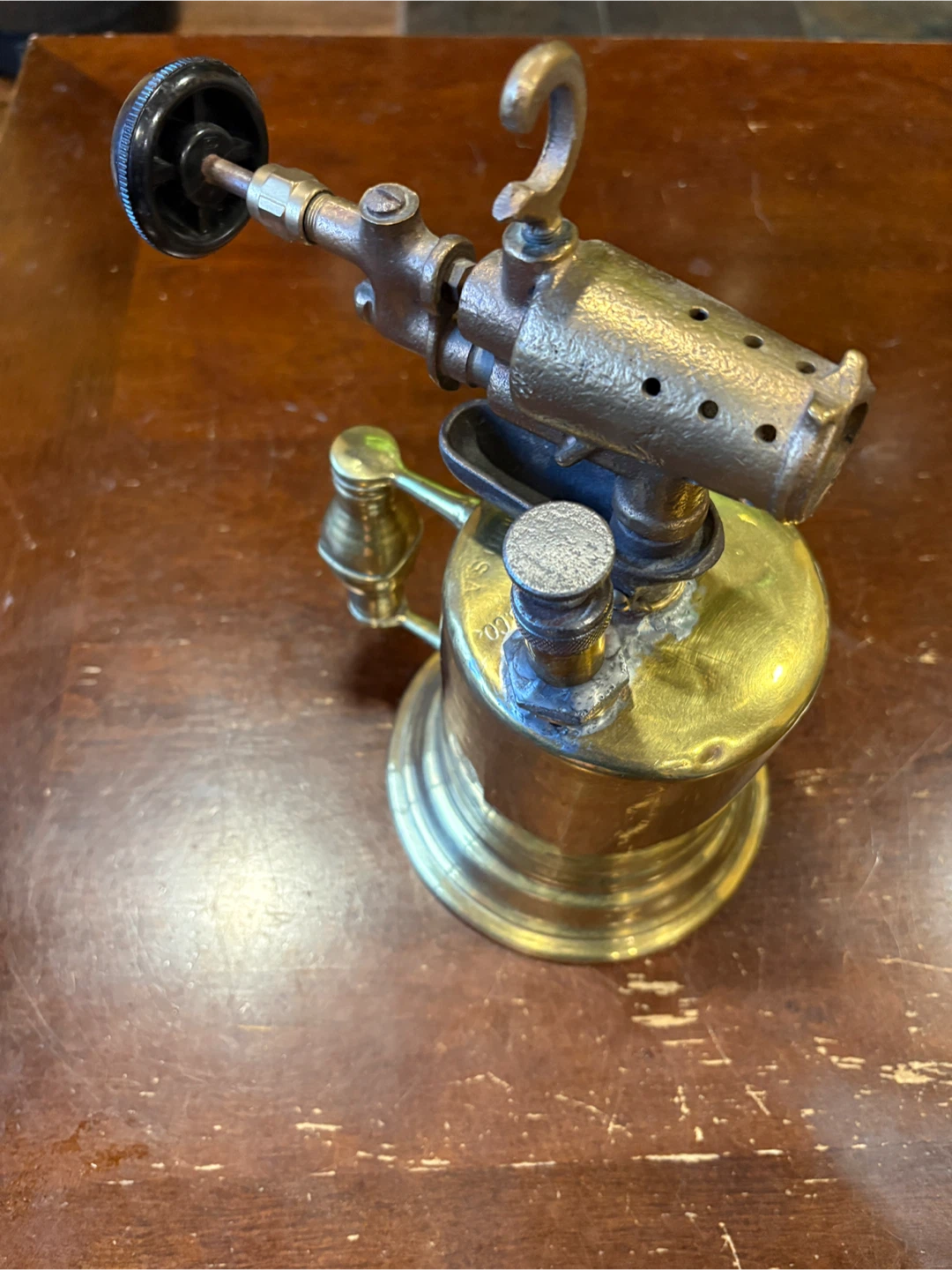 Antique brass blow torch - photo 3
