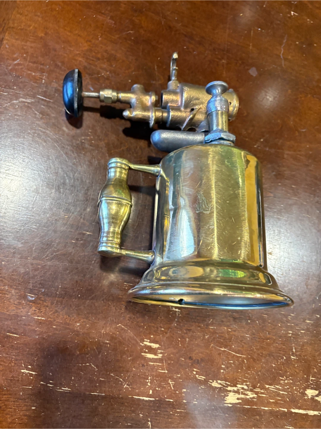 Antique brass blow torch