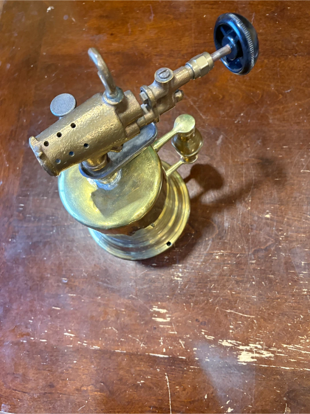 Antique brass blow torch - photo 4
