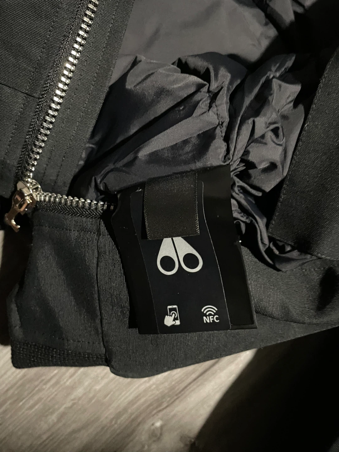 Moose Knuckles Bomber Jacket - Black - Size M/M - photo 4