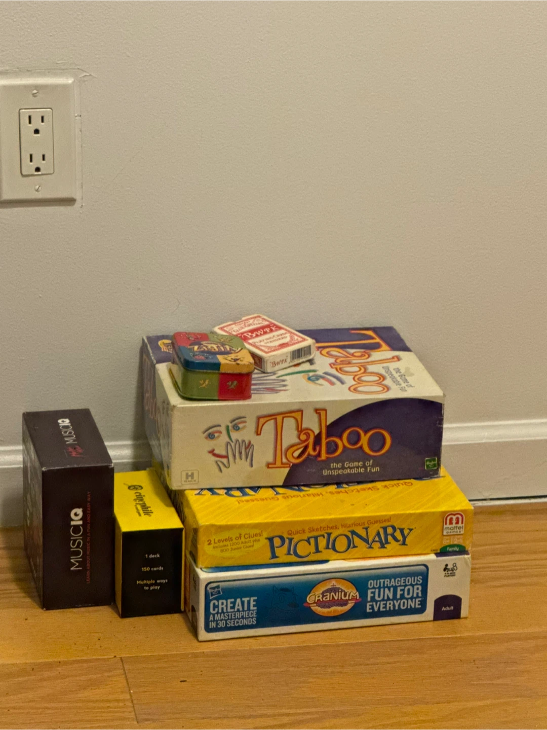 Taboo, Pictionary, Cranium, Cranium  Express Game Bundle