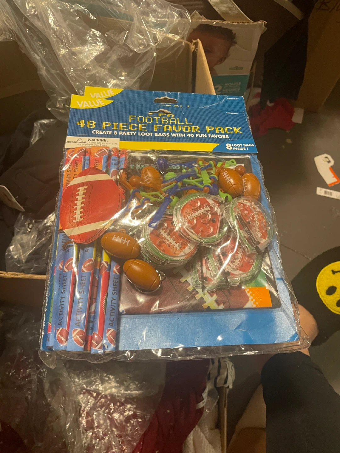 BRAND NEW boy youth football birthday party favor giveaway pack - photo 3