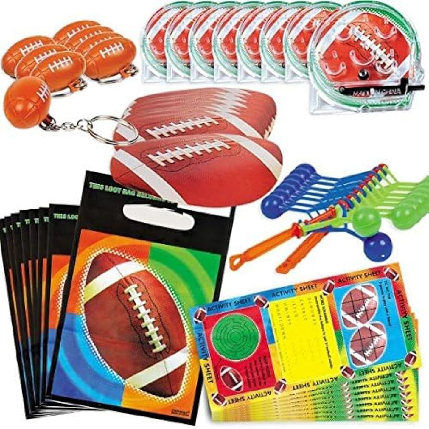 BRAND NEW boy youth football birthday party favor giveaway pack - photo 2