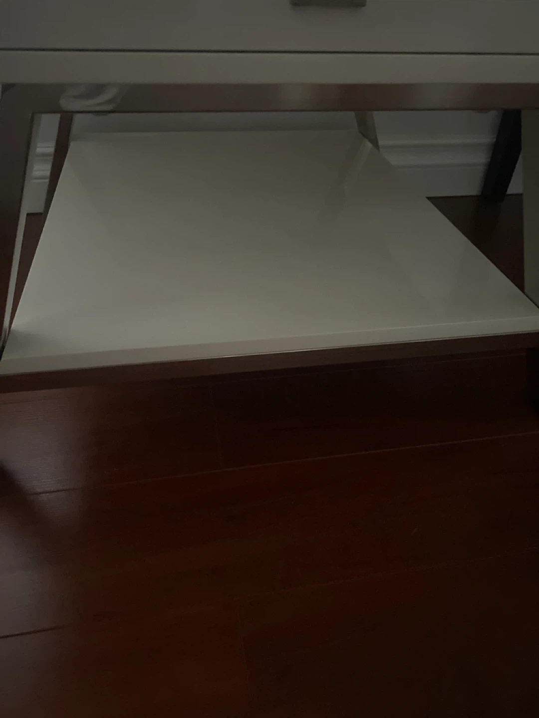 Lacquer  Finished Designer Side Table with Drawer - photo 3