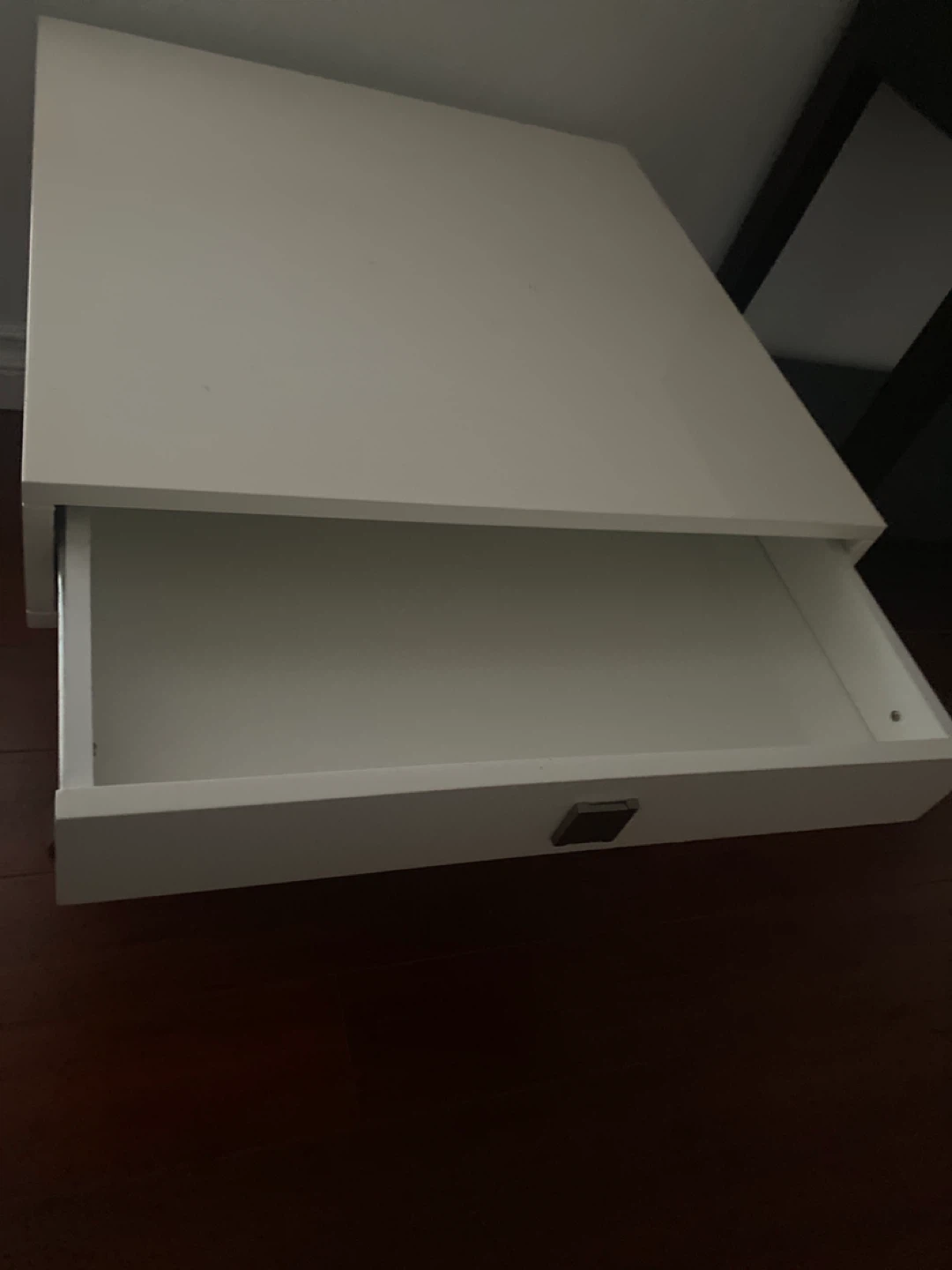 Lacquer  Finished Designer Side Table with Drawer - photo 2