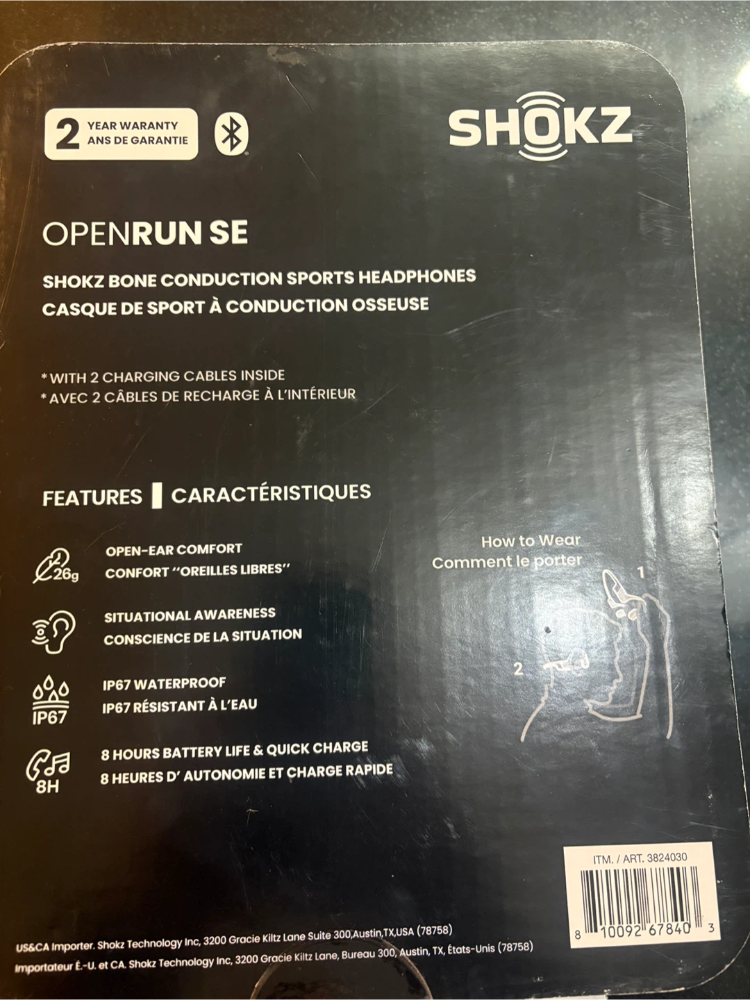Shokz OpenRun SE Bone Conduction Sport Headphones - photo 2