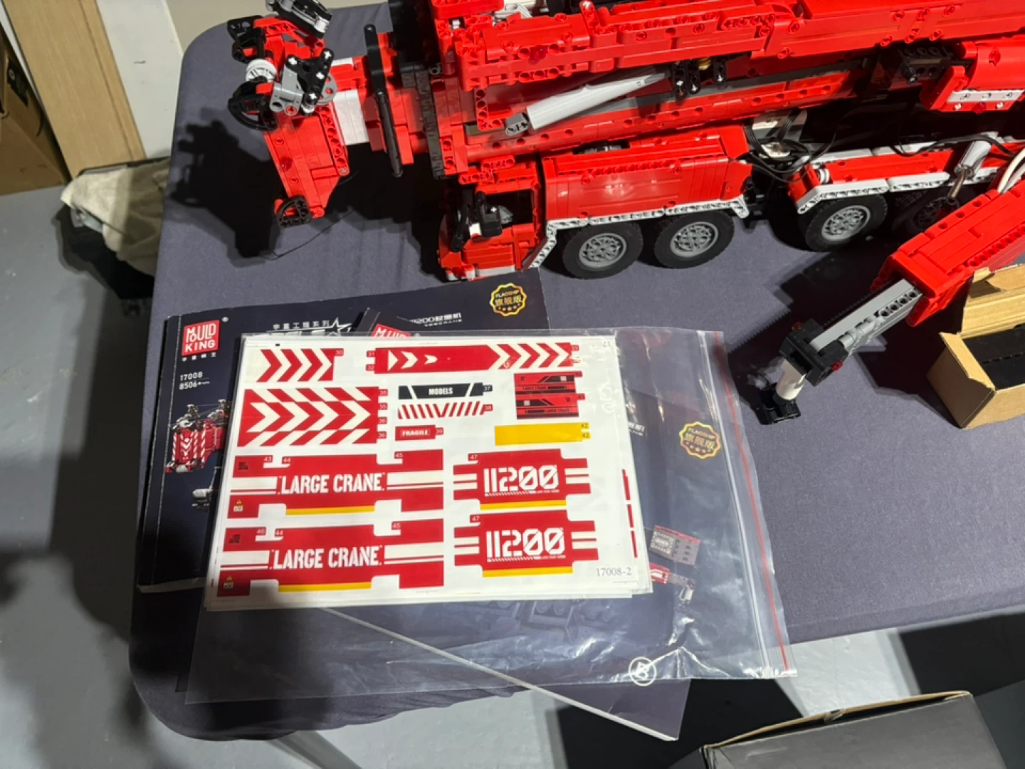 Mould King 17008 Liebherr LTM11200 Crane Building Block Set - photo 5