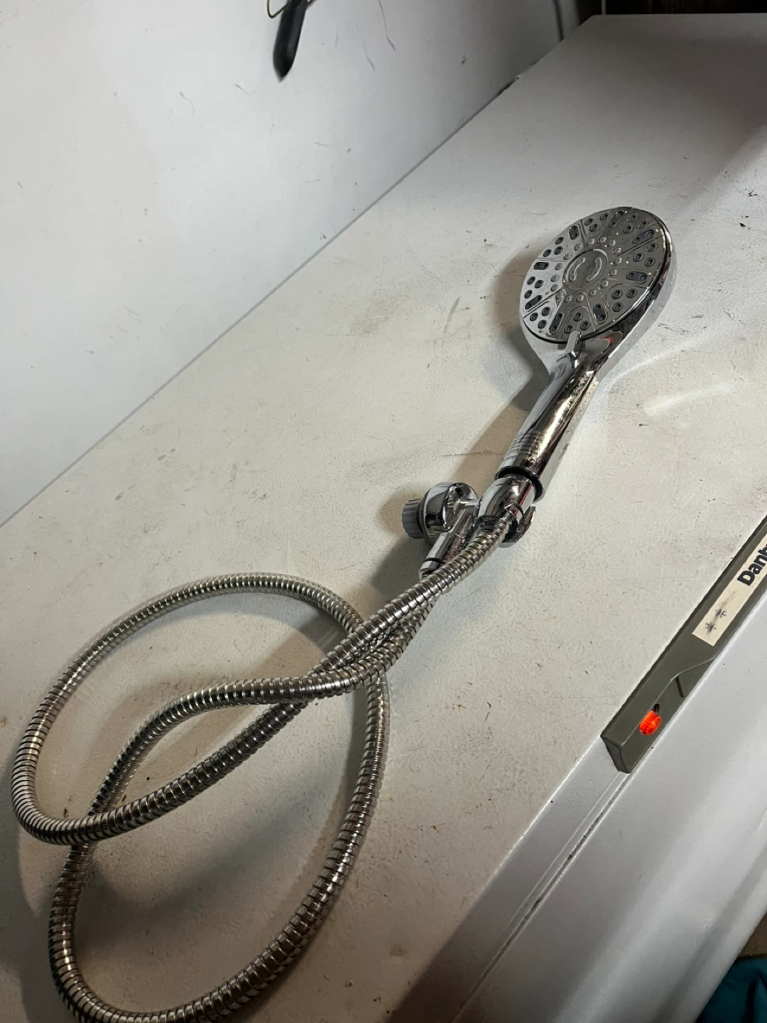 Chrome Handheld Shower Head with Hose